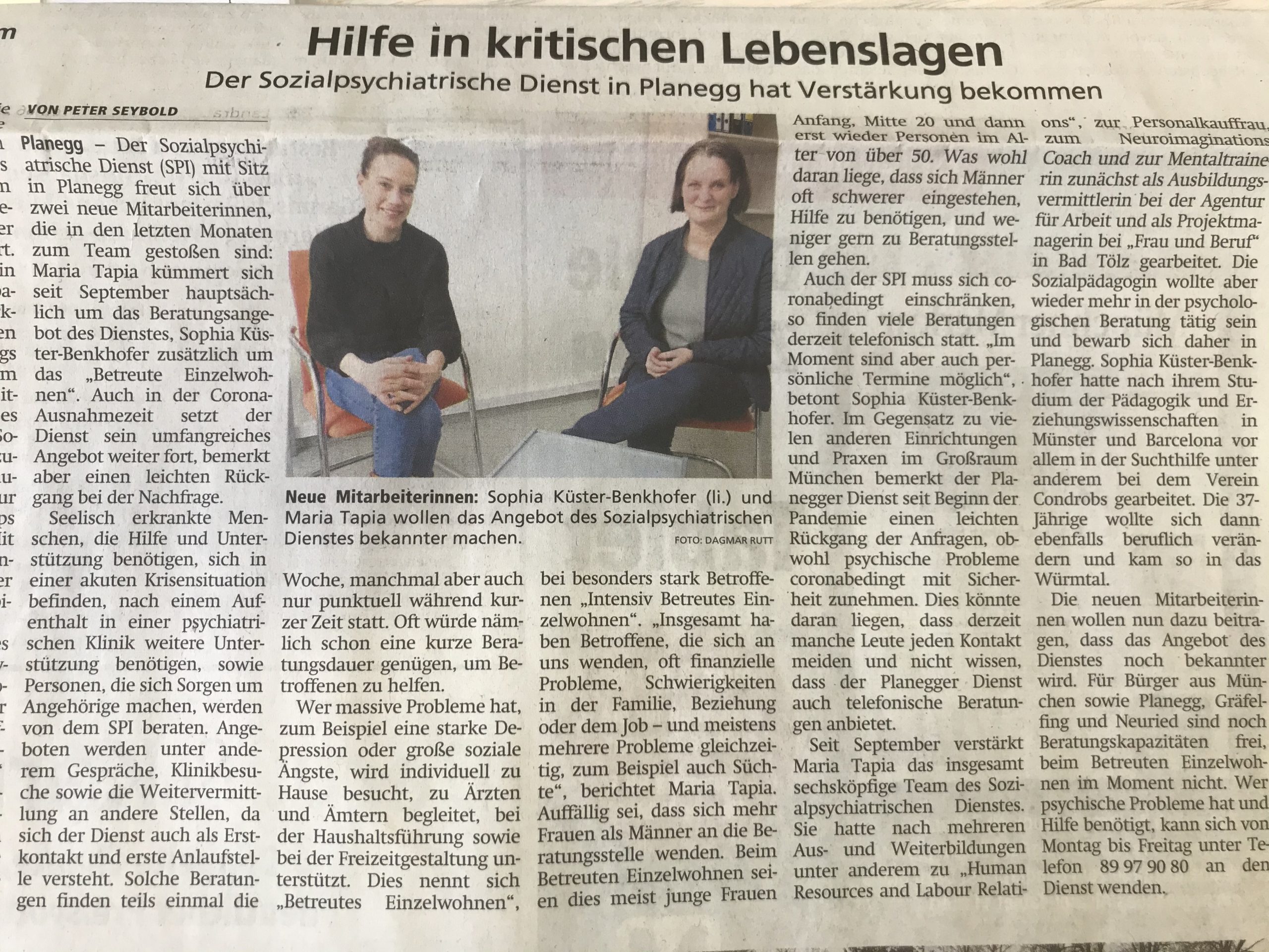 Zeitungsartikel Münchner Merkur
